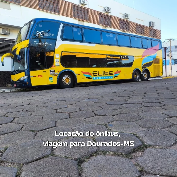 Ônibus da Elite Tur Turismo em viagem para Dourados, Mato Grosso do Sul