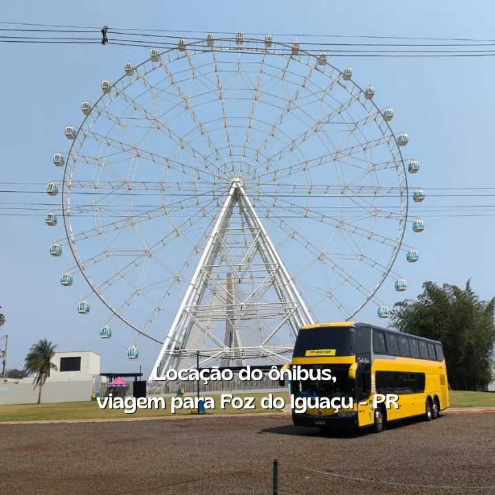 Ônibus da Elite Tur Turismo em viagem para Foz do Iguaçu Paraná